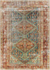 Livabliss Amelie AML-2352-Rust-Teal-Ivory-Midnight Blue-Sage Machine Washable Area Rug Main