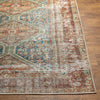 Livabliss Amelie AML-2352-Rust-Teal-Ivory-Midnight Blue-Sage Machine Washable Area Rug Angle