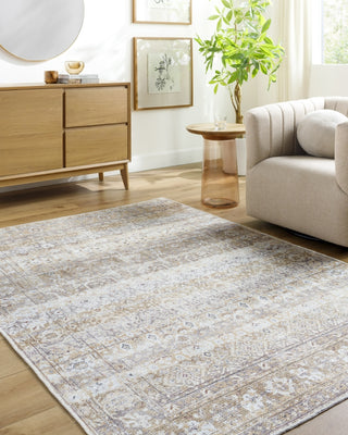 LIVABLISS Amelie AML-2400 Beige Area Rug Room Scene Feature