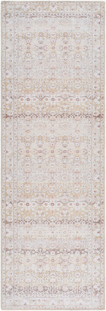 Livabliss Amelie AML-2401 Cream Machine Washable Area Rug main image