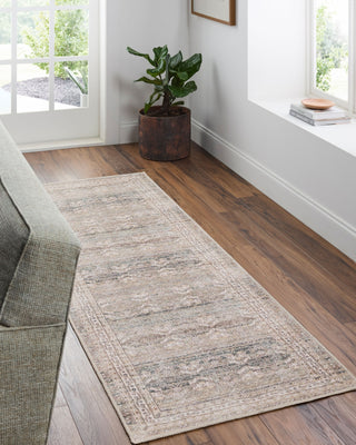 Livabliss Amelie AML-2404 Medium Green Machine Washable Area Rug Room Scene