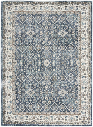 Nourison American Manor AMR01 Blue/Ivory Area Rug by Kathy Ireland main image