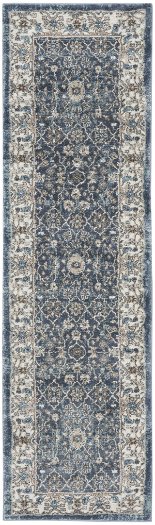 Nourison American Manor AMR01 Blue/Ivory Area Rug by Kathy Ireland Main Image
