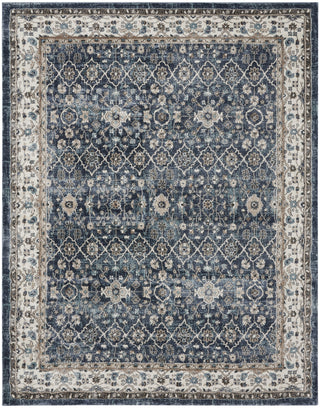 Nourison American Manor AMR01 Blue/Ivory Area Rug by Kathy Ireland Main Image