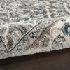 Nourison American Manor AMR01 Grey/Ivory Area Rug by Kathy Ireland Corner Image