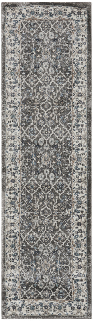 Nourison American Manor AMR01 Grey/Ivory Area Rug by Kathy Ireland Main Image