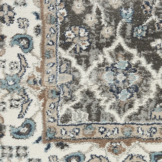 Nourison American Manor AMR01 Grey/Ivory Area Rug by Kathy Ireland Swatch Image