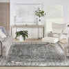 Nourison American Manor AMR01 Grey/Ivory Area Rug by Kathy Ireland Room Image Feature