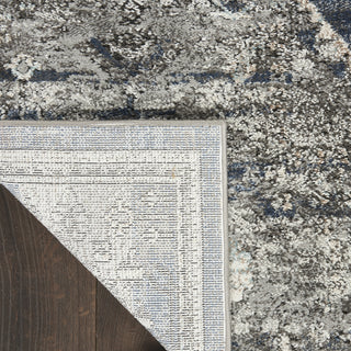 Nourison American Manor AMR02 Blue Area Rug Corner Image