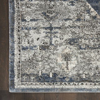 Nourison American Manor AMR02 Blue Area Rug Detail Image