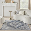 Nourison American Manor AMR02 Blue Area Rug Room Image Feature
