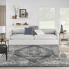 Nourison American Manor AMR02 Blue Area Rug Room Image Feature