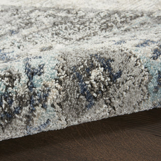 Nourison American Manor AMR02 Grey Area Rug Corner Image