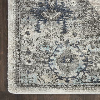 Nourison American Manor AMR02 Grey Area Rug Detail Image