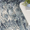 Nourison American Manor AMR03 Blue/Ivory Area Rug by Kathy Ireland Corner Image