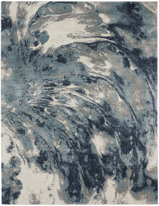 Nourison American Manor AMR03 Blue/Ivory Area Rug by Kathy Ireland Main Image