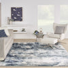 Nourison American Manor AMR03 Blue/Ivory Area Rug by Kathy Ireland Room Image Feature