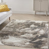 Nourison American Manor AMR03 Iv/Mocha Area Rug by Kathy Ireland Corner Image