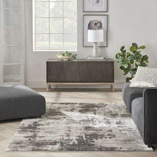 Nourison American Manor AMR04 Iv/Mocha Area Rug by Kathy Ireland Room Image Feature