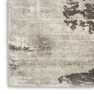 Nourison American Manor AMR04 Iv/Mocha Area Rug by Kathy Ireland Texture Image