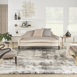 Nourison American Manor AMR04 Iv/Mocha Area Rug by Kathy Ireland Room Image Feature