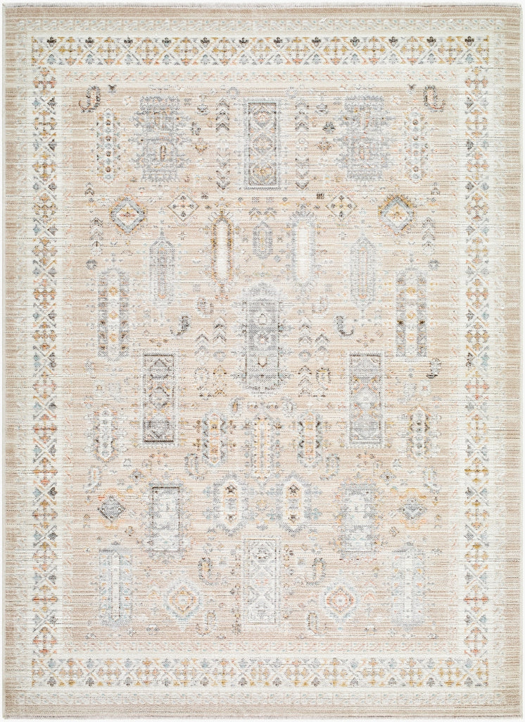 Livabliss Amir AMR-2300 Beige Machine Washable Area Rug main image