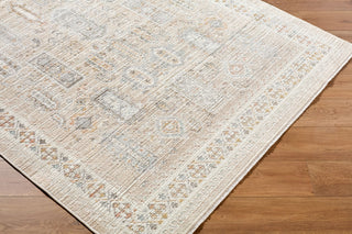 Livabliss Amir AMR-2300 Beige Machine Washable Area Rug Corner Shot