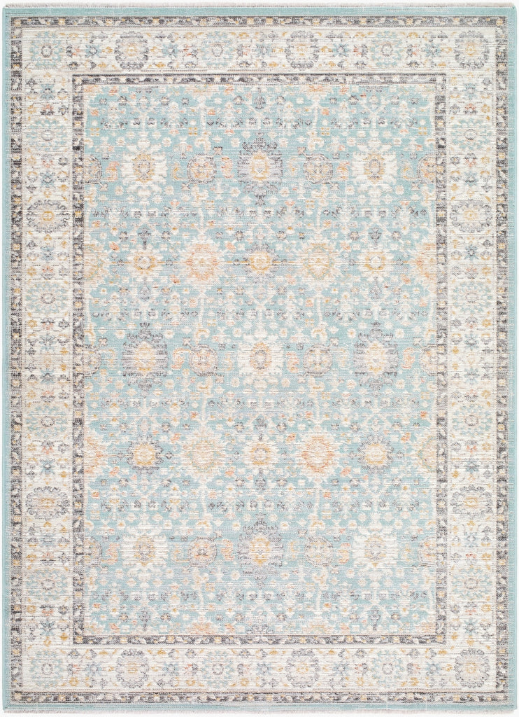 Livabliss Amir AMR-2304 Powder Blue Machine Washable Area Rug main image