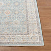 Livabliss Amir AMR-2304 Powder Blue Machine Washable Area Rug Angle