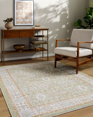 Livabliss Amir AMR-2306 Machine Washable Area Rug Room Scene