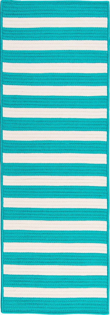 Colonial Mills Aniston Runner AN39 Aqua Area Rug