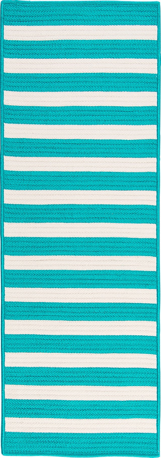 Colonial Mills Aniston Runner AN39 Aqua Area Rug