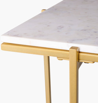 Surya Anaya ANA-007 White / Gold Furniture Corner Shot