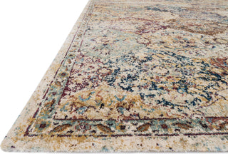Loloi Anastasia AF-12 Ivory / Multi Area Rug Corner Shot Feature