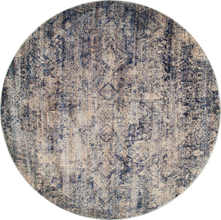 Loloi Anastasia AF-13 Mist / Blue Area Rug Round Image