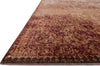 Loloi Anastasia AF-18 Copper / Ivory Area Rug Corner Image