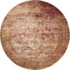 Loloi Anastasia AF-18 Copper / Ivory Area Rug Round Image