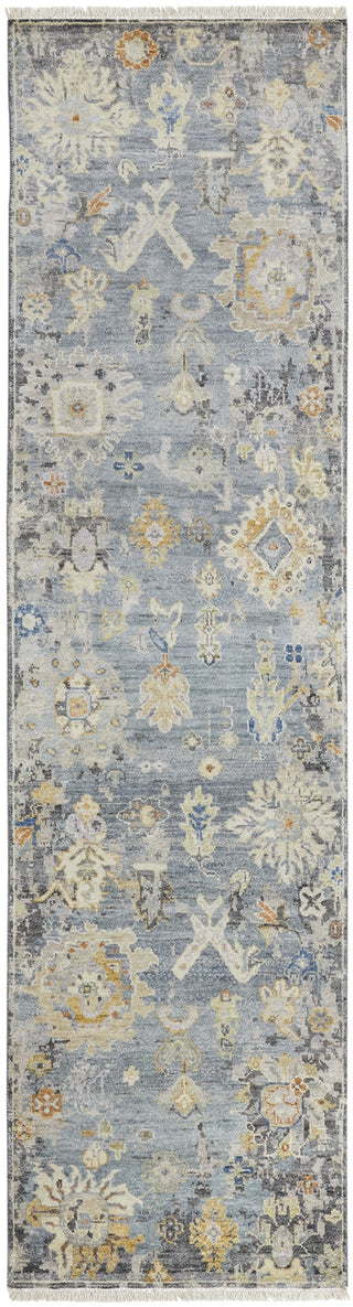 Ancient Boundaries Ancyra ANC-01 Blue Ice Area Rug Floor Image