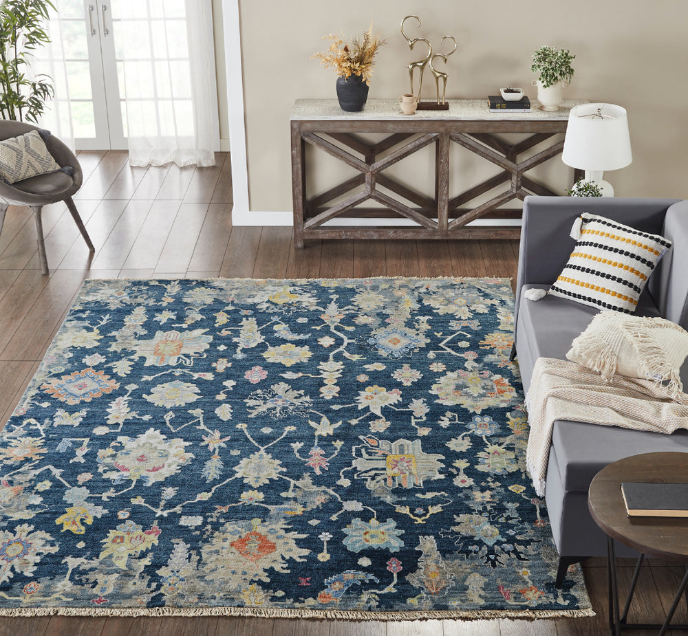 Ancient Boundaries Ancyra ANC-429 Grey Area Rug Room Scene Feature