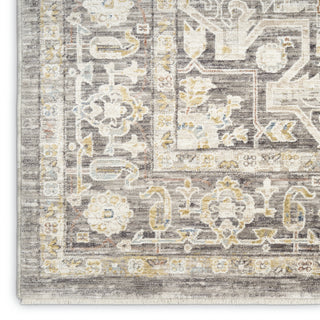 Nourison Antique Fusion ANF01 Ivory Charcoal Area Rug Corner Image
