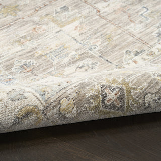 Nourison Antique Fusion ANF02 Ivory Multicolor Area Rug Detail Image