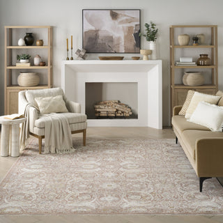 Nourison Antique Fusion ANF03 Brick Area Rug Swatch Image