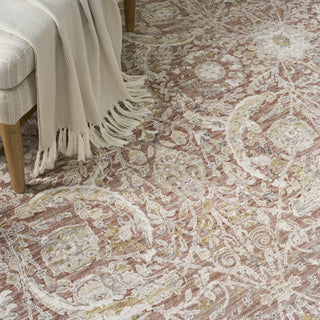 Nourison Antique Fusion ANF03 Brick Area Rug Texture Image