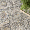 Nourison Antique Fusion ANF03 Charcoal Multicolor Area Rug Close Up