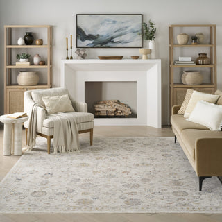 Nourison Antique Fusion ANF04 Ivory Multicolor Area Rug Swatch Image