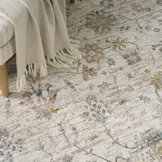 Nourison Antique Fusion ANF04 Ivory Multicolor Area Rug Texture Image