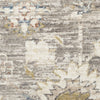 Nourison Antique Fusion ANF05 Grey Area Rug Corner Image