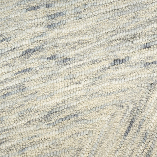 Nourison Pure Angles ANG01 Grey Area Rug by DKNY Corner Image