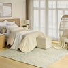 Nourison Pure Angles ANG01 Grey Area Rug by DKNY Corner Image