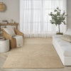 Nourison Pure Angles ANG01 Camel Area Rug by DKNY Room Image Feature